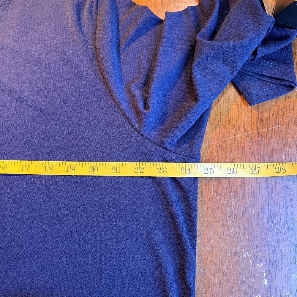 Lauren Ralph Lauren 3/4 Sleeve Tunic Blouse Women 2X Plus Sz Mature Professional - Picture 7 of 8
